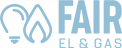 Fair El & Gas Logo Blå